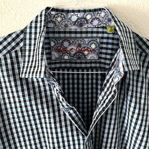 Robert Graham - Long Sleeve Button Up Shirt - Classic Fit - Size L